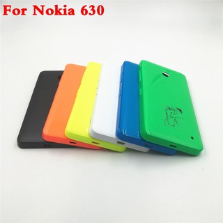 ฝาครอบแบตเตอรี่สำหรับเคสโทรศัพท์มือถือสําหรับ Nokia Lumia 630พร้อมปุ่มด้านข้าง