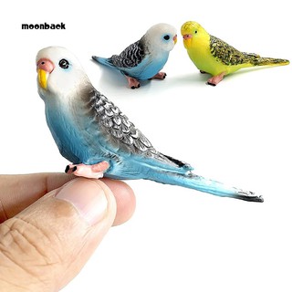 Mback_Cute Forest Parrot Mini Animal Model Miniature Landscape Ornament Garden Decor