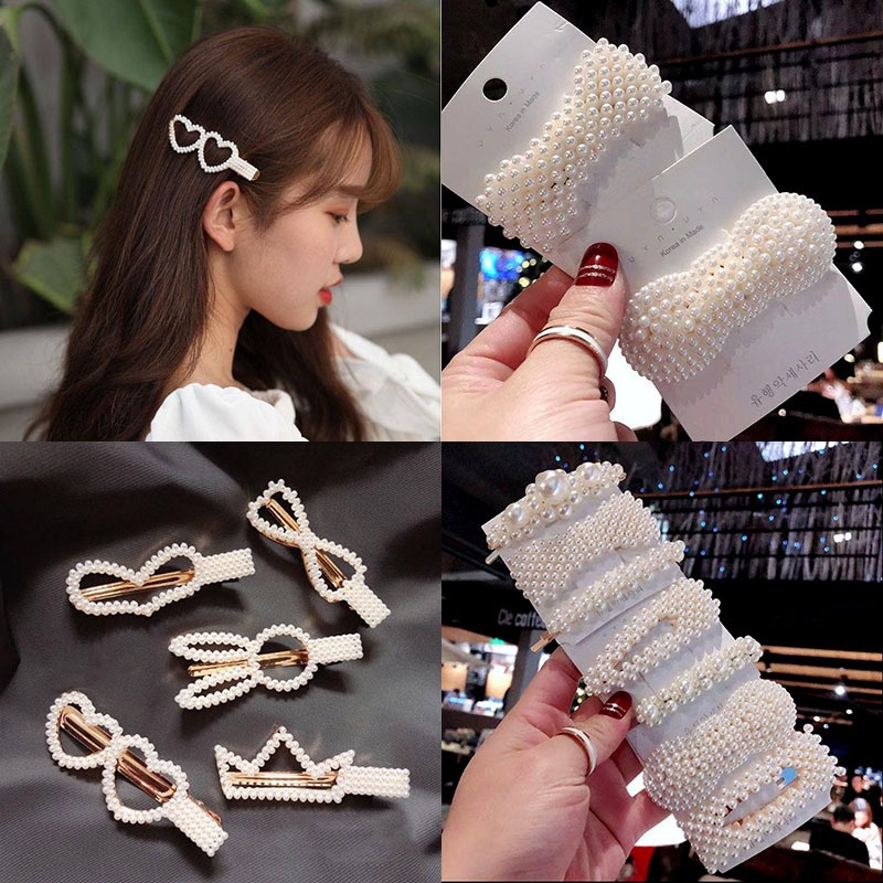 กิ๊บติดผม มุก ไข่มุก แบบเป็นที่นิยม พร้อมส่ง
