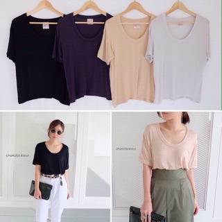 Basic Tee เสื้อยืดเบสิค ตัวหลวมๆ