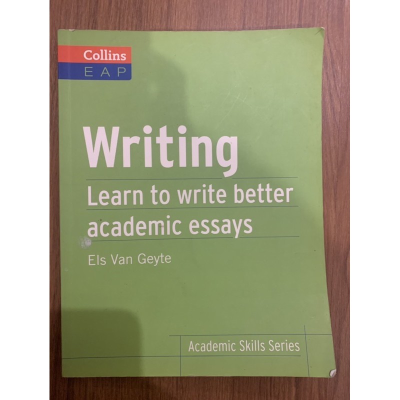 หนังสือ writing learn to write better academic essays