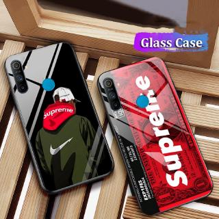 เคสกระจกนิรภัยกันรอยสําหรับ realme c3 realme 5 5i 5s realme 6 pro 6i