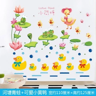 【wuxiang】ห้องรับเลี้ยงสัตว์น้ําตกแต่งด้วยสติ๊กเกอร์ติดผนัง