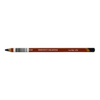 Derwent Drawing Ivory Black 6700 ดินสอสีดำ ด้ามเดี่ยว