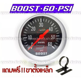Racetech Boost เกจ์วัดบูสต์ เทอร์โบ turbo gauge 60 ปอนด์ PSI ดีเซล 2.5 นิ้ว