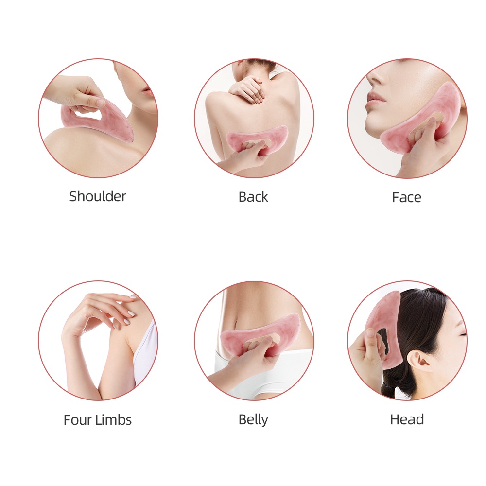 เครื่องมือนวดกัวซา ขนาดใหญ่ ป้องกันเซลลูไลท์ สําหรับนวดร่างกาย - รูปที่ 3