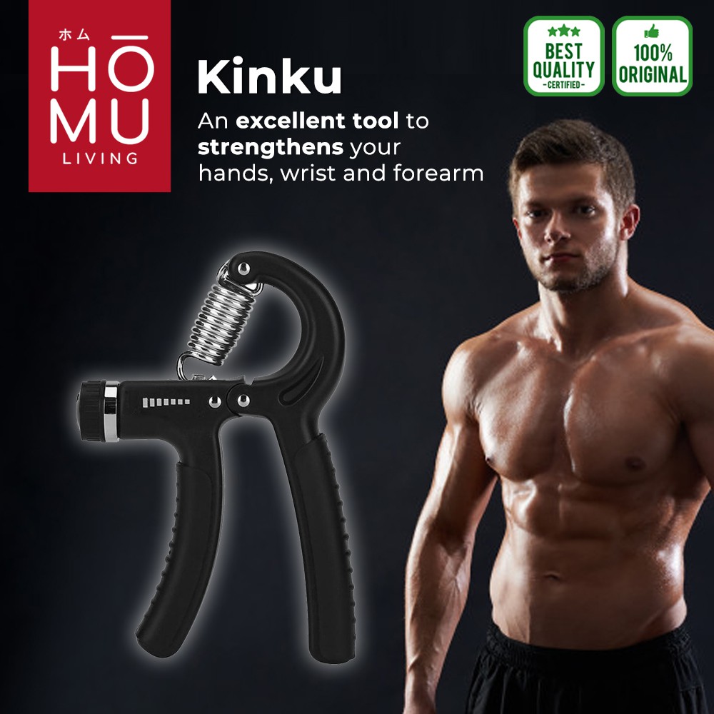 Homu KINKU อุปกรณ์เครื่องมือช่วยเหลือกล้ามเนื้อแขน 5-60 กก. เหมาะกับการเล่นฟิตเนสกล้ามเนื้อ