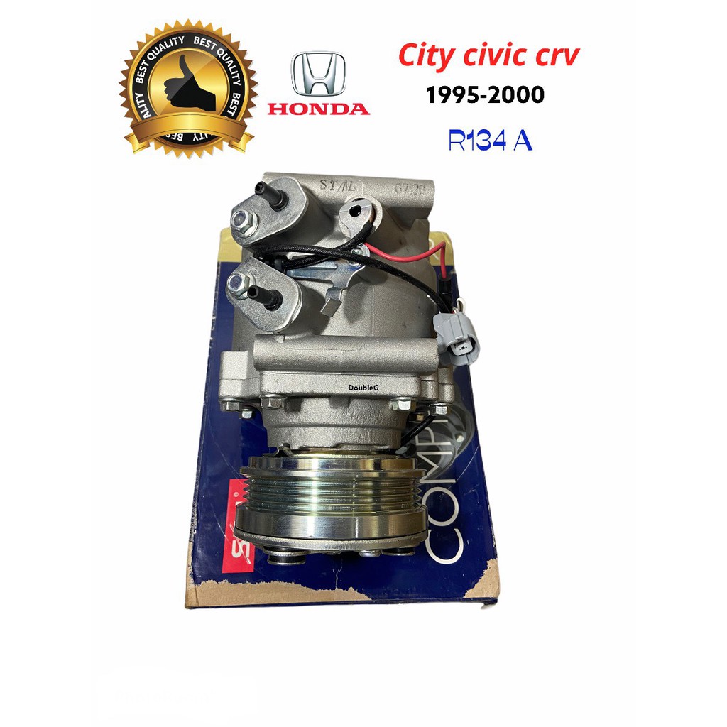 คอมแอร์รถยนต์ HONDA CIVIC es-eg/CITY/CR-V 1995-2000 TRS 090 สายพาน 4pkR134a (Stal-6115N)