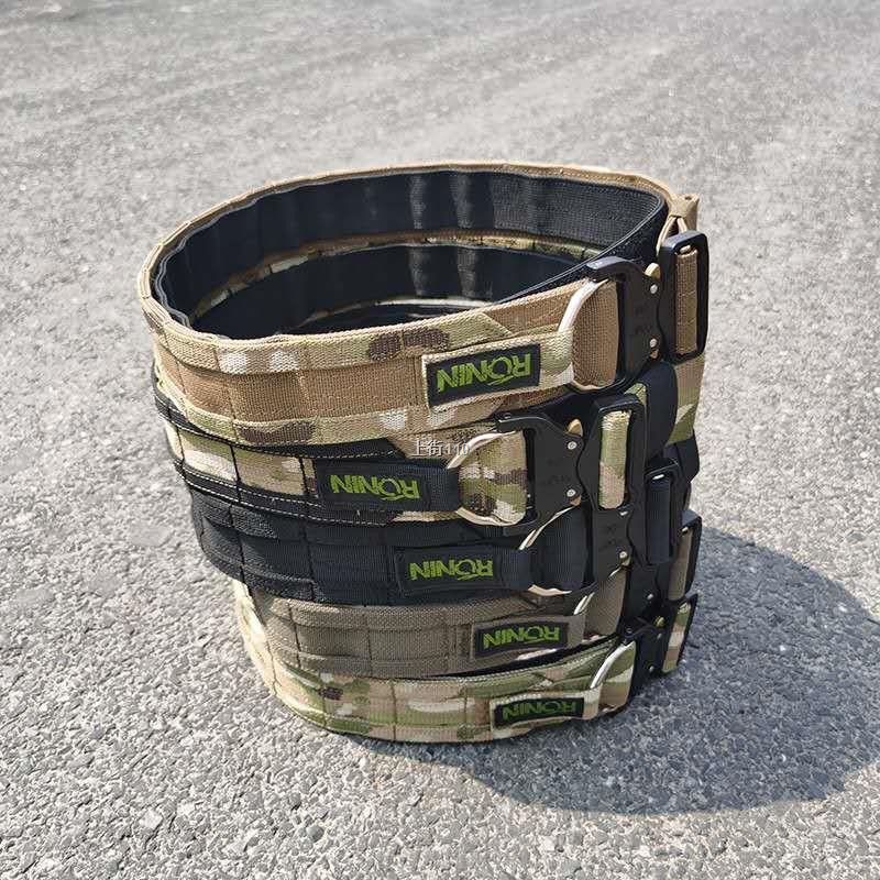 POA102 Tactical Ronin Cobra Buckle พัดลมทหาร Outdoor Waist Seal เข็มขัด ...