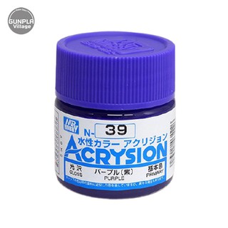 Mr.Hobby MR.ACRYSION COLOR N-39 PURPLE 4973028034226 (สี)