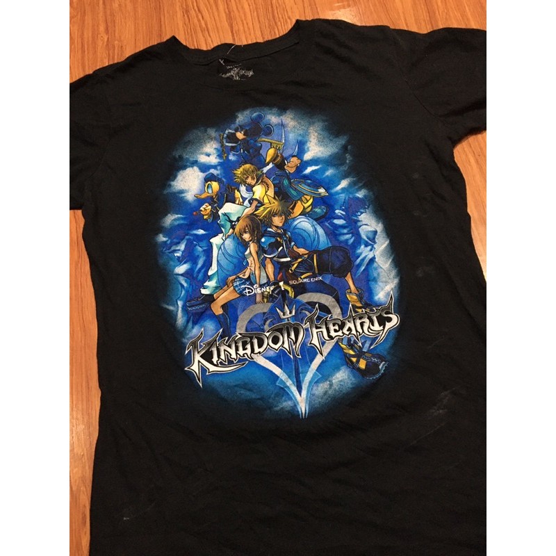 เสื้อเกมส์ เสื้อยืดมือสอง KINGDOM HEARTS Size S มือ2