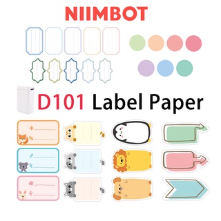 Niimbot D101 กระดาษฉลากความร้อน กันน้ํา สําหรับเครื่องพิมพ์ฉลาก D101 บาร์โค้ด