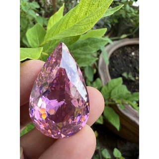 Cz Pink 35x25mm weight 145 carats Royal pink Diamond