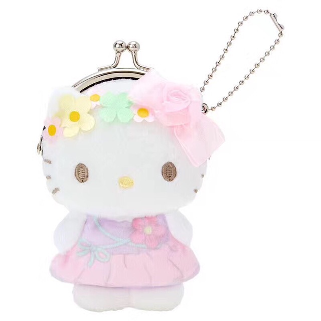 กระเป๋าลูกบิดใส่เหรียญขนาดเล็ก มีลายหน้าหลังค่ะ เหลือลายคิตตี้นะคะ