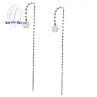 ต่างหู-ต่างหูเงิน-เงินแท้ 925-ออกแบบพิเศษ-Silver-Design-Earring-finejewelthai - E200700-2