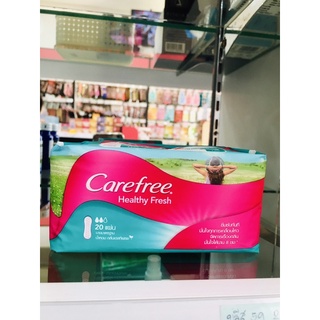 แผ่นอนามัย แคร์ฟรี เฮลท์ตี้ เฟรช 20 แผ่น Carefree Healthy Fresh