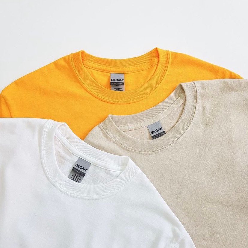 เสื้อยืดรุ่น Gildan Ultra Cotton ไซส์ยุโรป