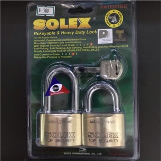 กุญแจ SOLEX คีย์อะไลท์ (KAL) ขนาด 45 mm คอสั้น และ คอยาว รุ่น 2:1 Mach II ระบบลูกปืน