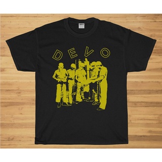 เสื้อยืดผ้าฝ้าย พร้อมส่ง เสื้อยืดแขนสั้น คอกลม ผ้าฝ้าย 100% พิมพ์ลาย Devo Concert Tour Rock Band To MenS Summer Lelaki