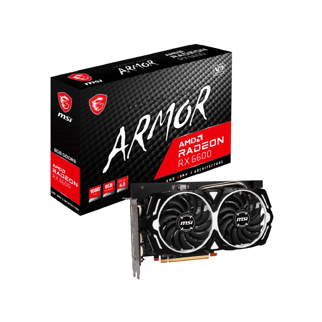 MSI RX6600 ARMOR 8G V1 สินค้ามือ 1 ประกัน 3 ปี