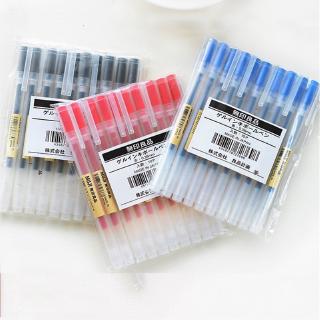 MUJI Gel Ink Pen Black Blue Red 0.5 mm 0.38 mm