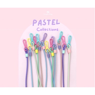 สายคล้องแมส สีพาสเทล หวานๆ pastel น้ำหนักเบา ทำความสะอาดง่าย