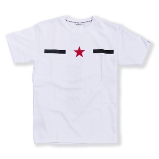 ค่าของเงินSLUM LTD - Vertical Star Tee WhiteS-3XL