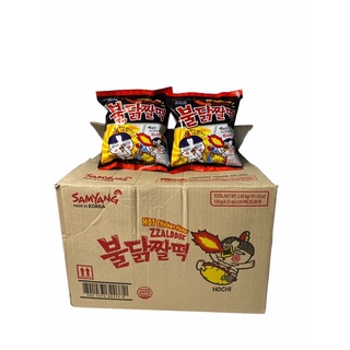 SAMYANG ZZALDDUK SNACK ขนมทอดกรอบ ซัมยัง ไจต๊อก สแน็ค กดเลือกสูตรที่ต้องการได้เลย 1ลัง/บรรจุ 24 ซอง ราคาส่ง ยกลัง