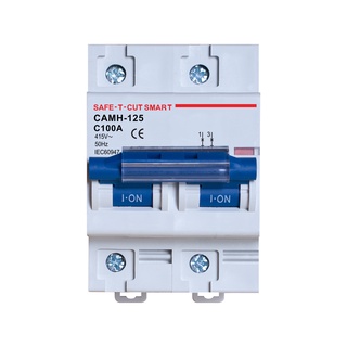 เซฟ-ที-คัท :เซอร์กิตเบรกเกอร์ (MCB) รุ่น CAMH-125 2P สำหรับไฟฟ้า 1 เฟส