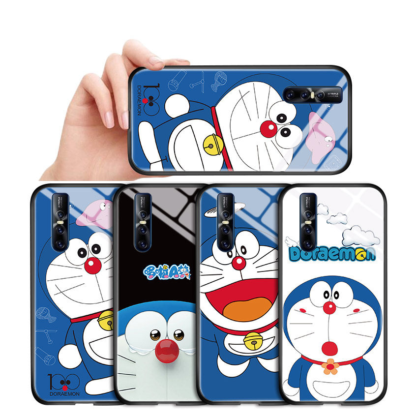 เคสสำหรับ Vivo X60 X50 Pro Cartoon Doraemon Cat Casing Phone Case Back 