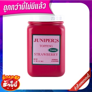 จูนิเปอร์ ท็อปปิ้ง สตรอว์เบอรี 1.2 กิโลกรัม Juniper Strawberry Topping 1.2 kg