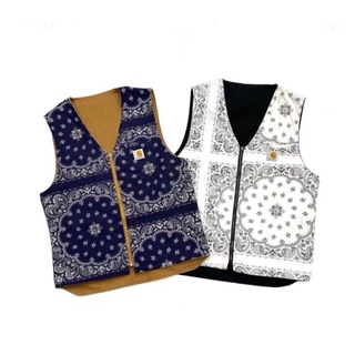 เสื้อกั๊ก Carhartt WIP Reversible Bandana Work Vest