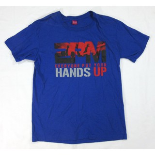 เสื้อยืด 2PM HANDS UP สีน้ำเงิน (มือ2)