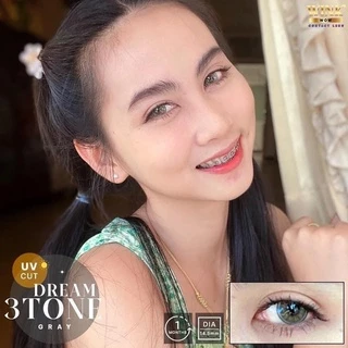 คอนแทคเลนส์ wink Dream 3tone เทา/ตาล ขนาดตาโต