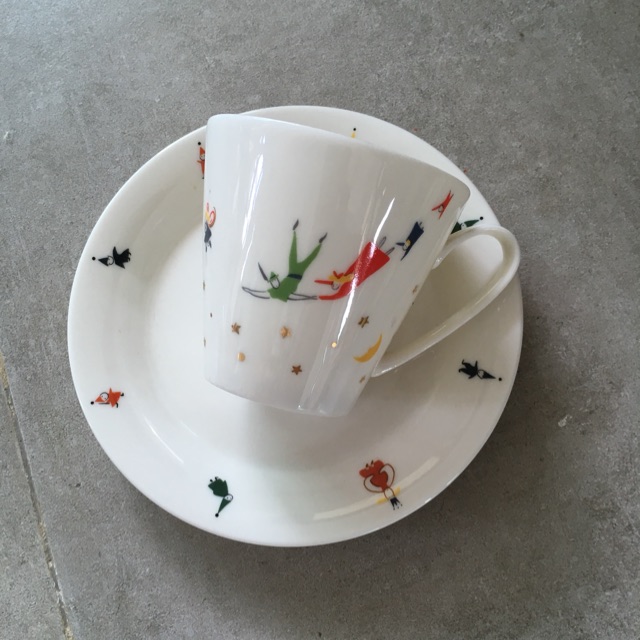 ชุดถ้วยกาแฟพร้อมจานรอง Snow White