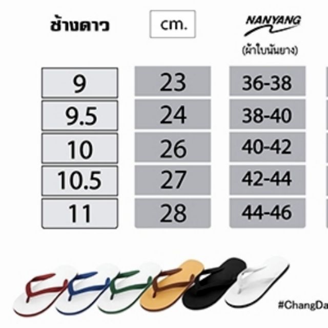 รองเท้าแตะนันยาง (Nanyang) หูหนีบ ช้างดาว ของแท้ รองเท้าฟองน้ำ
