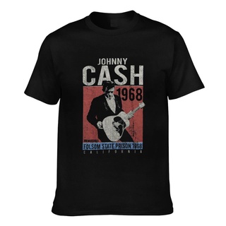 [100% Cotton] เสื้อยืดลําลอง แขนสั้น พิมพ์ลาย Johnny Cash One More Song สไตล์วินเทจ แฟชั่นฤดูร้อน สําหรับผู้ชาย