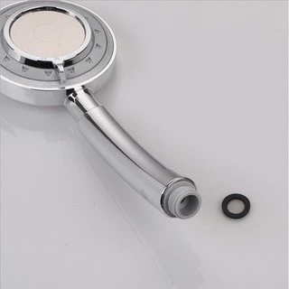 BAANHARDWARE ฝักบัวแรงดันน้ำ ชุดฝักบัวปรับได้ 3 ระดับ สีเงินโครเมี่ยม MA-F-204S
