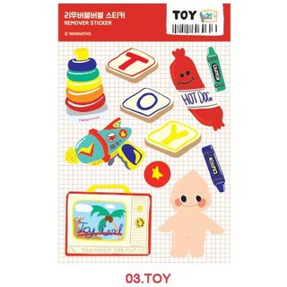 Remover Bubble Sticker - 03 TOY สติ๊กเกอร์