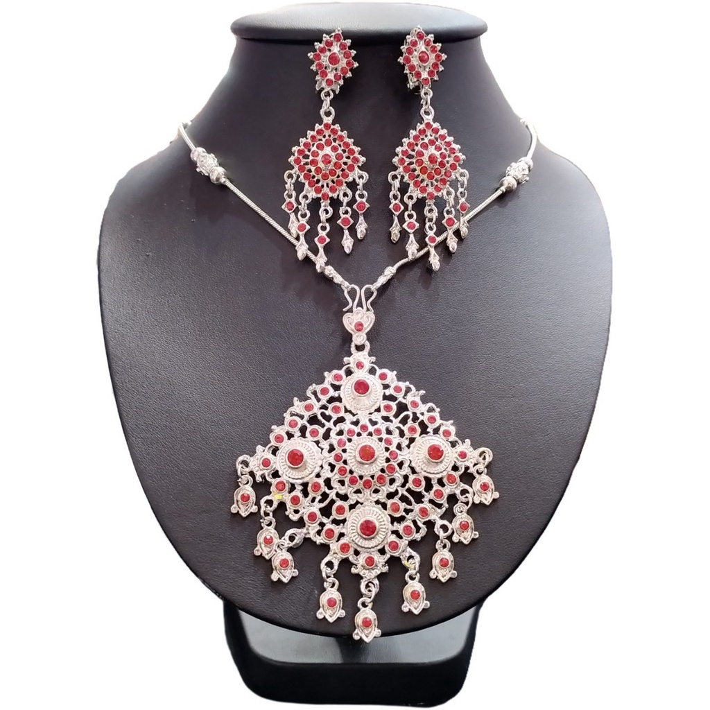 Fashion Jewele สร้อยคอชุดไทย สร้อยงานไทยเด็กเล็กผู้ใหญ่ งานฟ้อนรำ งานแต่ง เครื่องประดับชุดไทย สีเงิน ทอง
