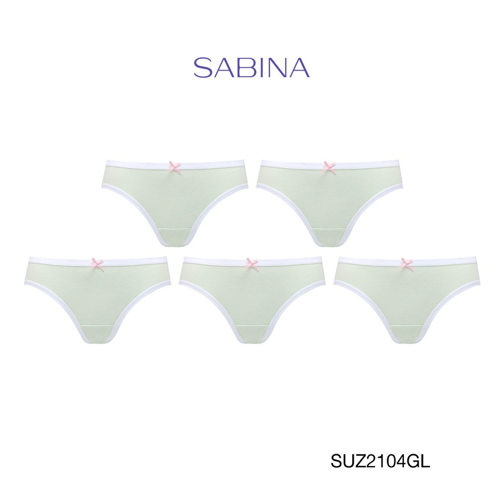 Sabina กางเกงชั้นในเด็ก (Set 5 ชิ้น) (ทรง Bikini) รุ่น Panty Zone รหัส SUZ2104GL สีเขียวอ่อน