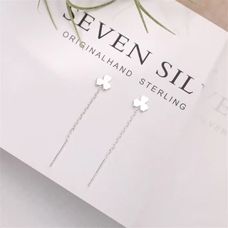 ต่างหู รูปใบโคลเวอร์ จี้โซ่ แฟชั่นสำหรับผู้หญิง