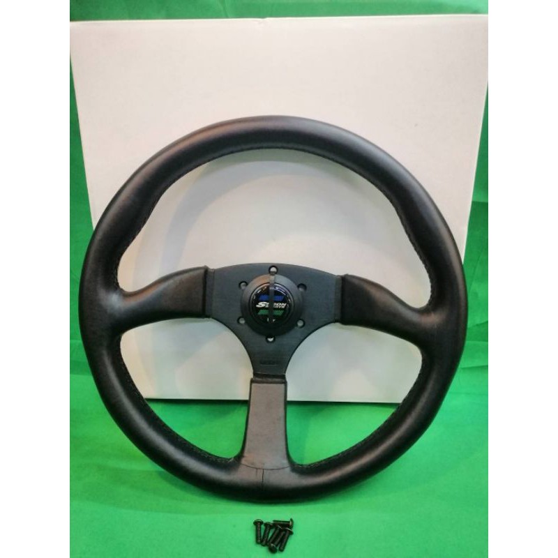 พวงมาลัย Spoon ก้านดำ  12นิ้ว