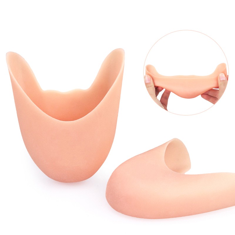 แผ่นซิลิโคนเด็กผู้หญิงบัลเล่ต์ Pointe รองเท้าพื้นรองเท้า Protector Toe Cap สําหรับเต้นรํา