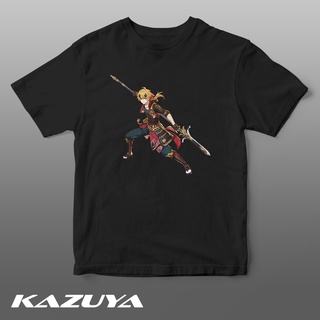 เสื้อยืดผู้ Kazuya TM-0208 GENSHIN IMPACT เสื้อยืด - THOMA - Game S-5XL