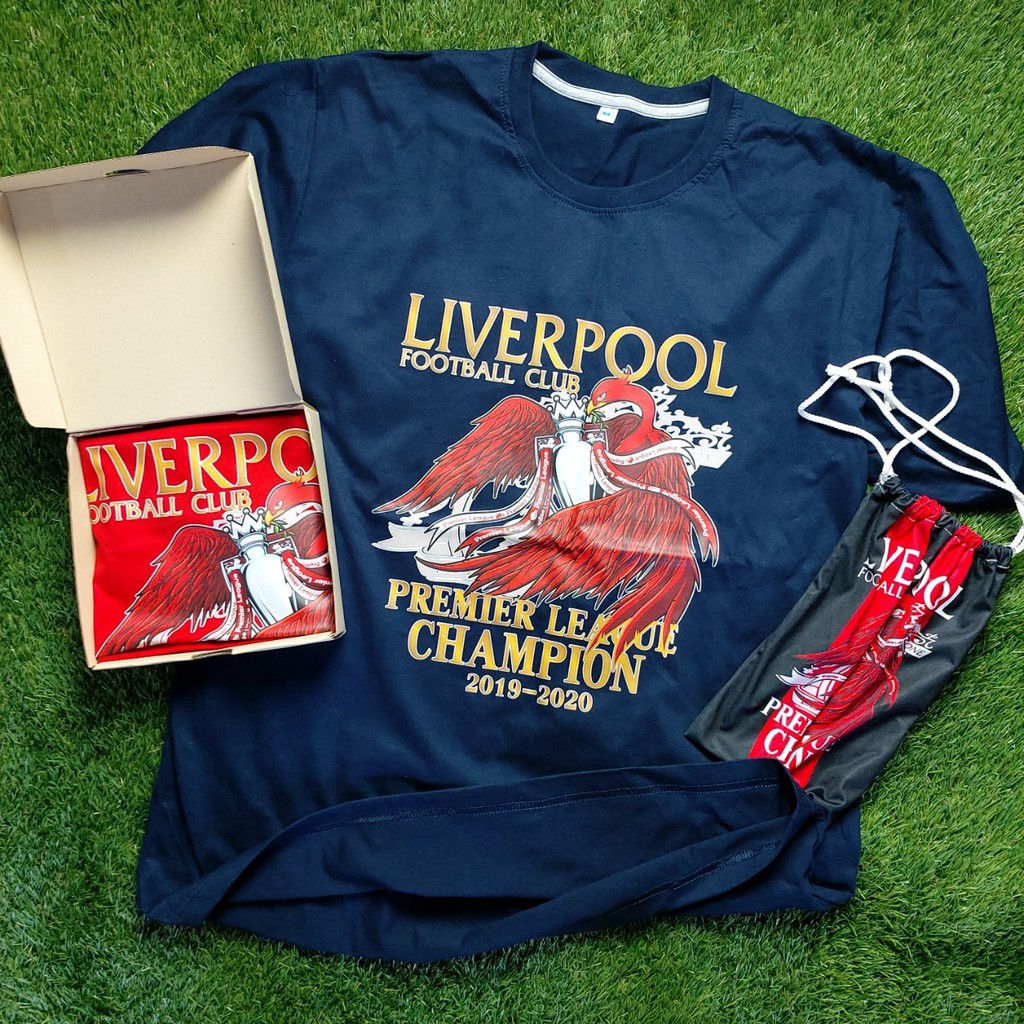 ขายดี เสื้อ Liverpool Premier League Champions 2019-2020 ผู้ใหญ่/เด็ก