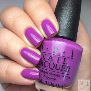 พร้อมส่ง OPI - I Manicure for Beads ยาทาเล็บเนื้อครีม สีม่วงสดใสสวยทุกมือค่าา แท้ 100%