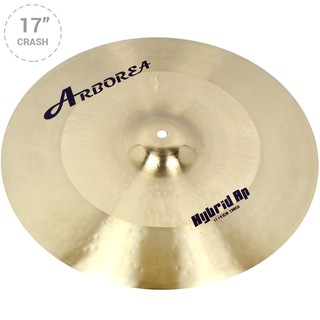 Arborea Hybrid AP แฉ / ฉาบ Crash 17" รุ่น HB-17 (แฉกลองชุด, ฉาบกลองชุด, 80/20 Bronze Cymbal)