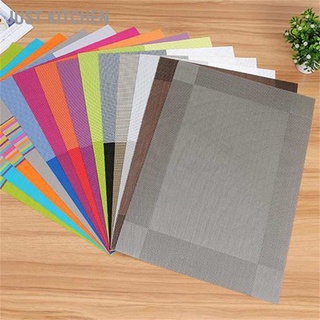 Just Kitchen 45x35cm Placemat Nonslip Heat Insulation Washable Quick Dry Mat for Kitchen Dining Table