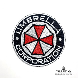 ตัวรีดติดเสื้อ ชุดทหาร งานปัก หน่วยปราบ ซอมบี้ Biohazard Umbrella Croporation Patch wop DIY ตัวรีด อาร์ม สัญลักษณ์ logo